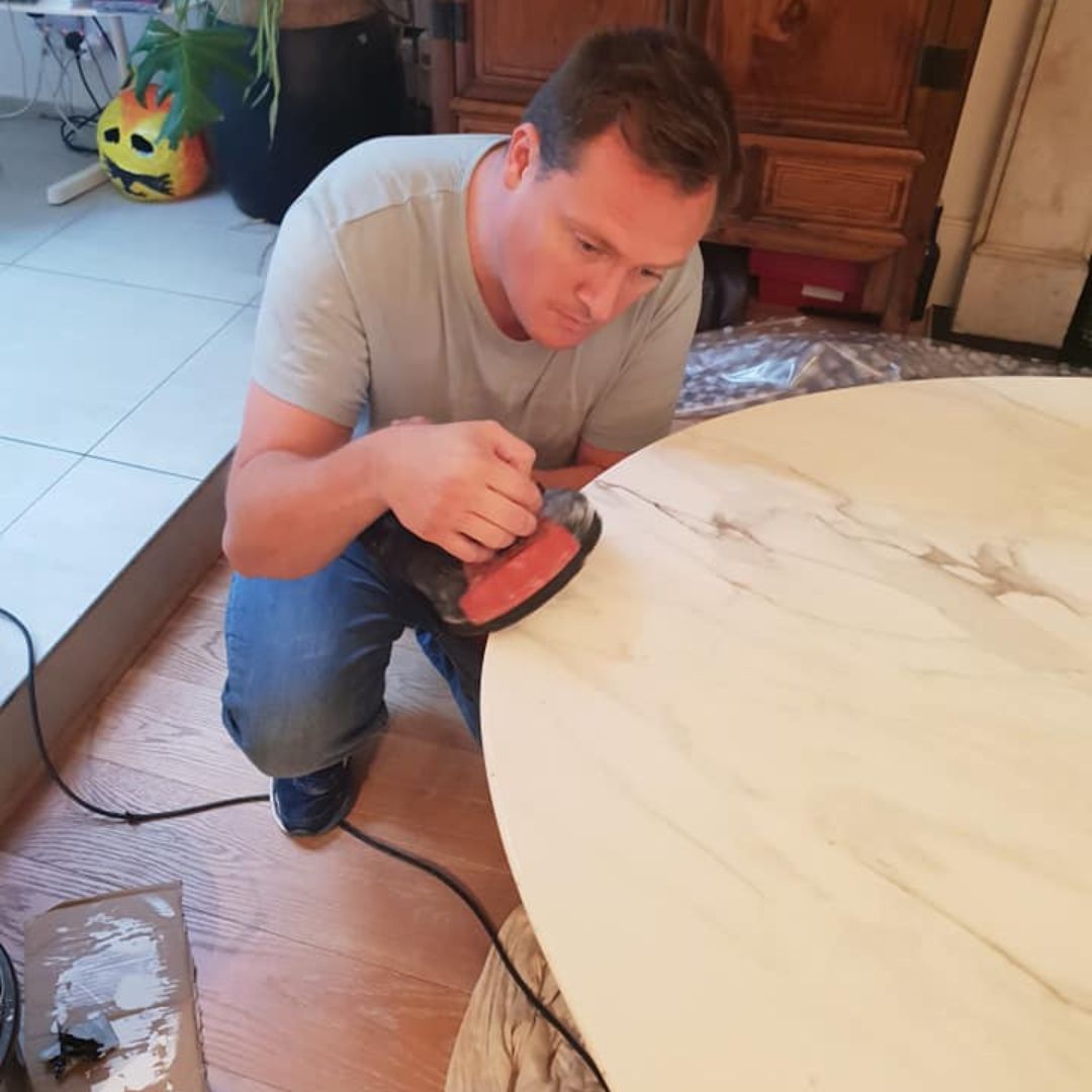 Marble Table Repair London Canary Wharf